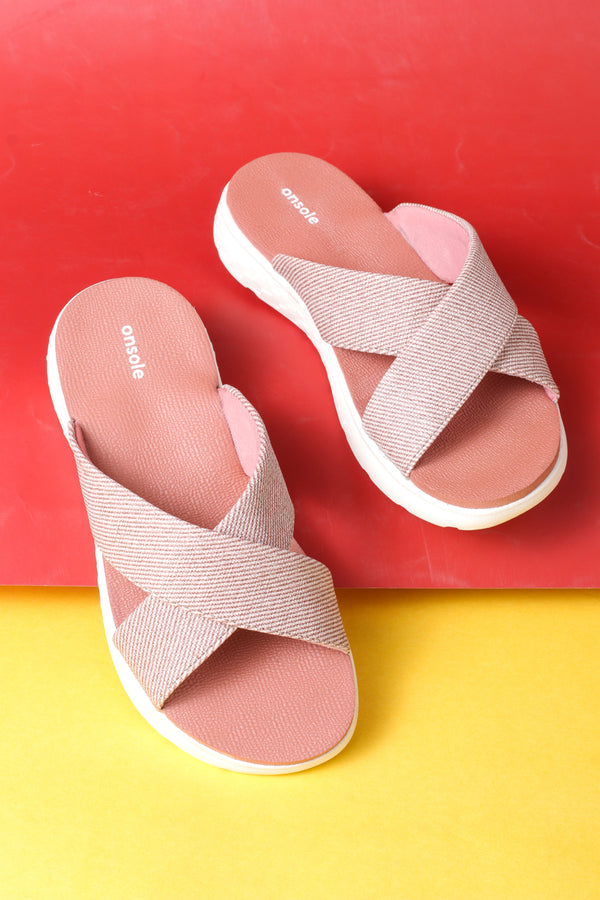 Onsole Katherine Old Rose Women's Casual Comfort Lightweight Sandals