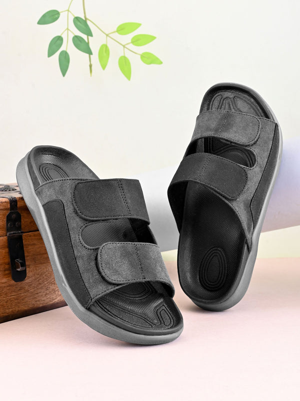 Onsole Raptor Black Men's Casual Comfort Lightweight Sandals