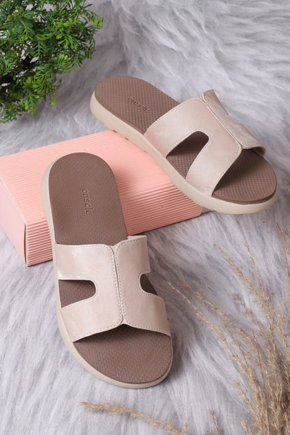 Onsole Hannah Beige Women's Casual Comfort Lightweight Sandals