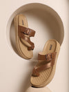 Onsole Petra Copper+Beige Women's's Casual Comfort Lightweight Sandal