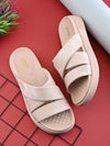 Onsole Cleo Beige Women's Casual Cindy Comfort Lightweight Sandals