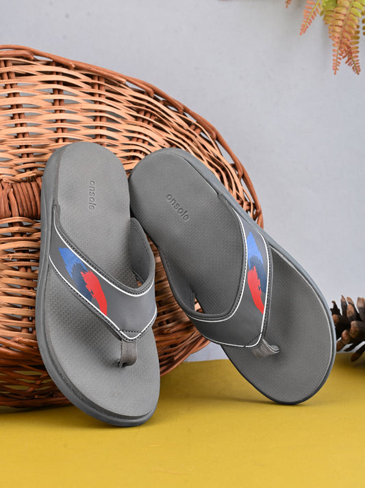 Onsole Murphy D.Grey Men's Casual Comfort Lightweight Slipper