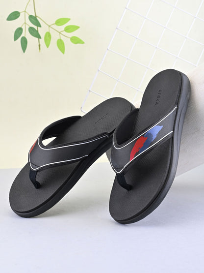 Onsole Murphy Black Men's Casual Comfort Lightweight Slipper