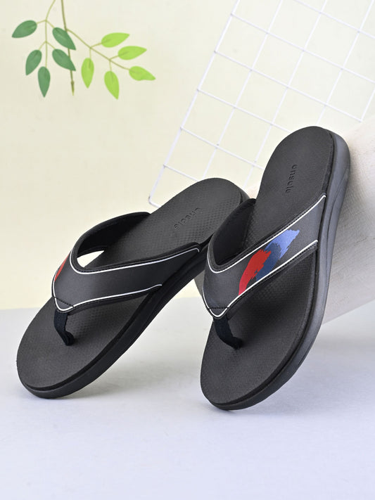 Onsole Murphy Black Men's Casual Comfort Lightweight Slipper