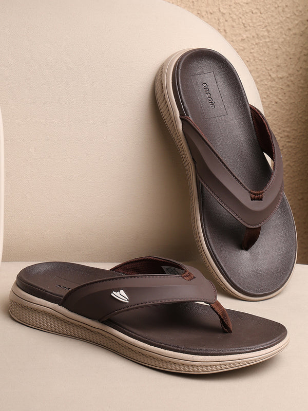Onsole Fedrer Brown Men's Casual Comfort Lightweight Slipper