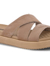 Onsole Cleo Cream Women's Casual Cindy Comfort Lightweight Sandals
