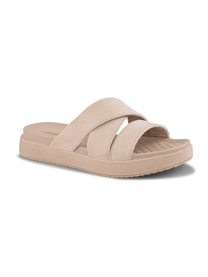 Onsole Cleo Beige Women's Casual Cindy Comfort Lightweight Sandals