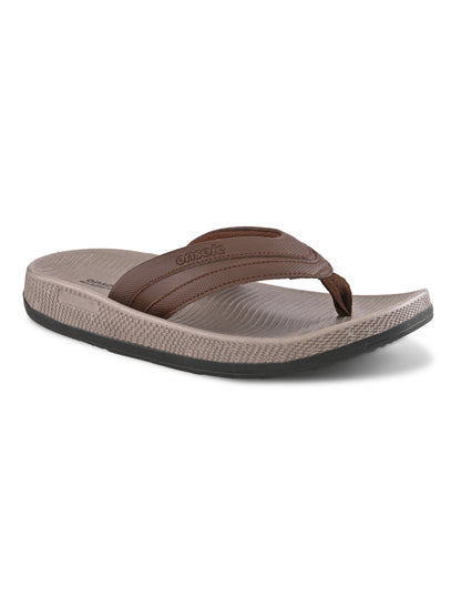 Onsole Roman Brown Men's Casual Comfort Lightweight Slipper
