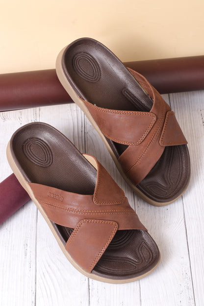 Onsole Lakers Brown Men's Casual Comfort Lightweight Sandals