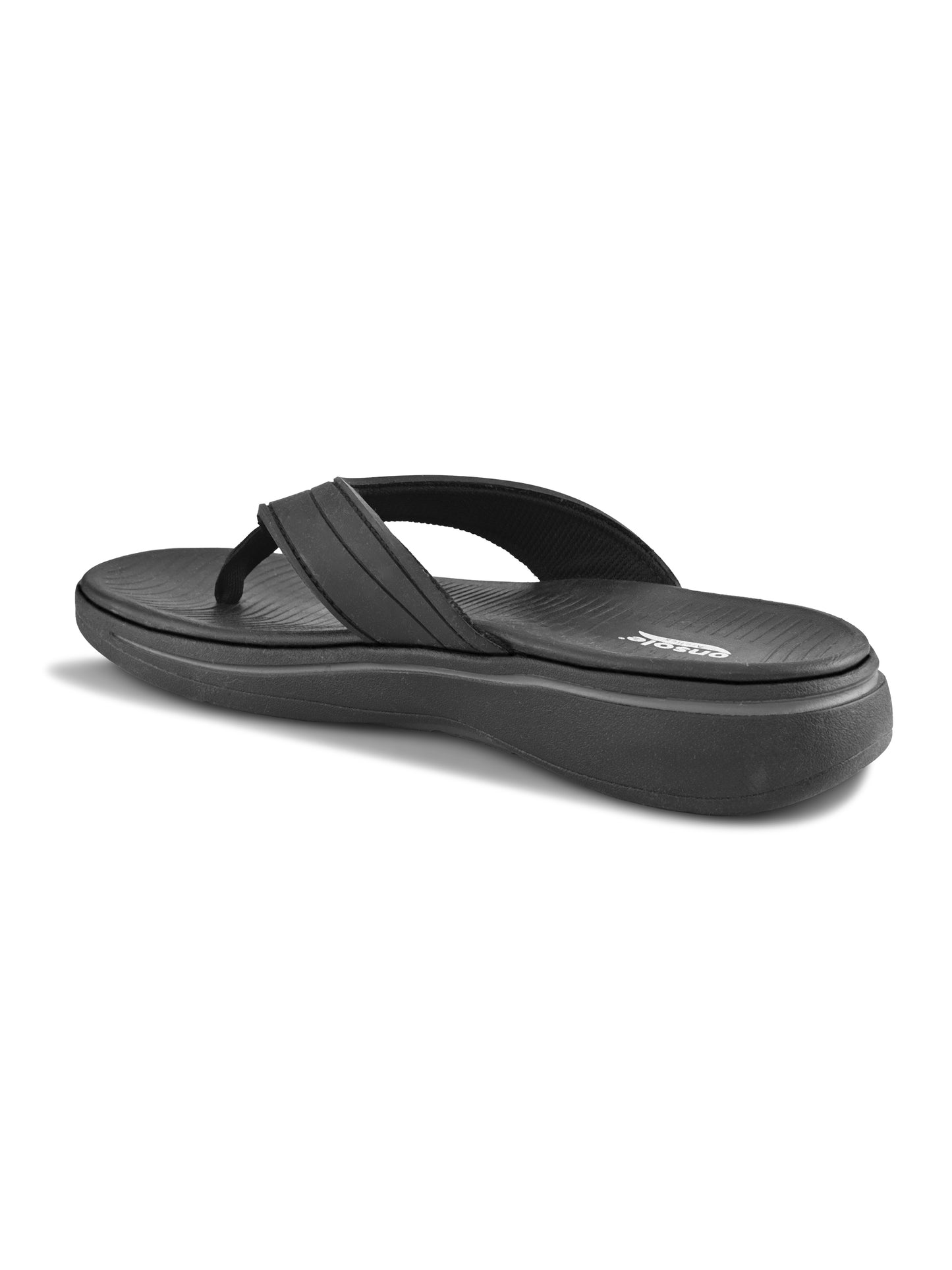 Onsole Eathen Black Men's Casual Comfort Lightweight Slipper