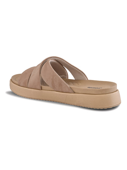 Onsole Cleo Cream Women's Casual Cindy Comfort Lightweight Sandals