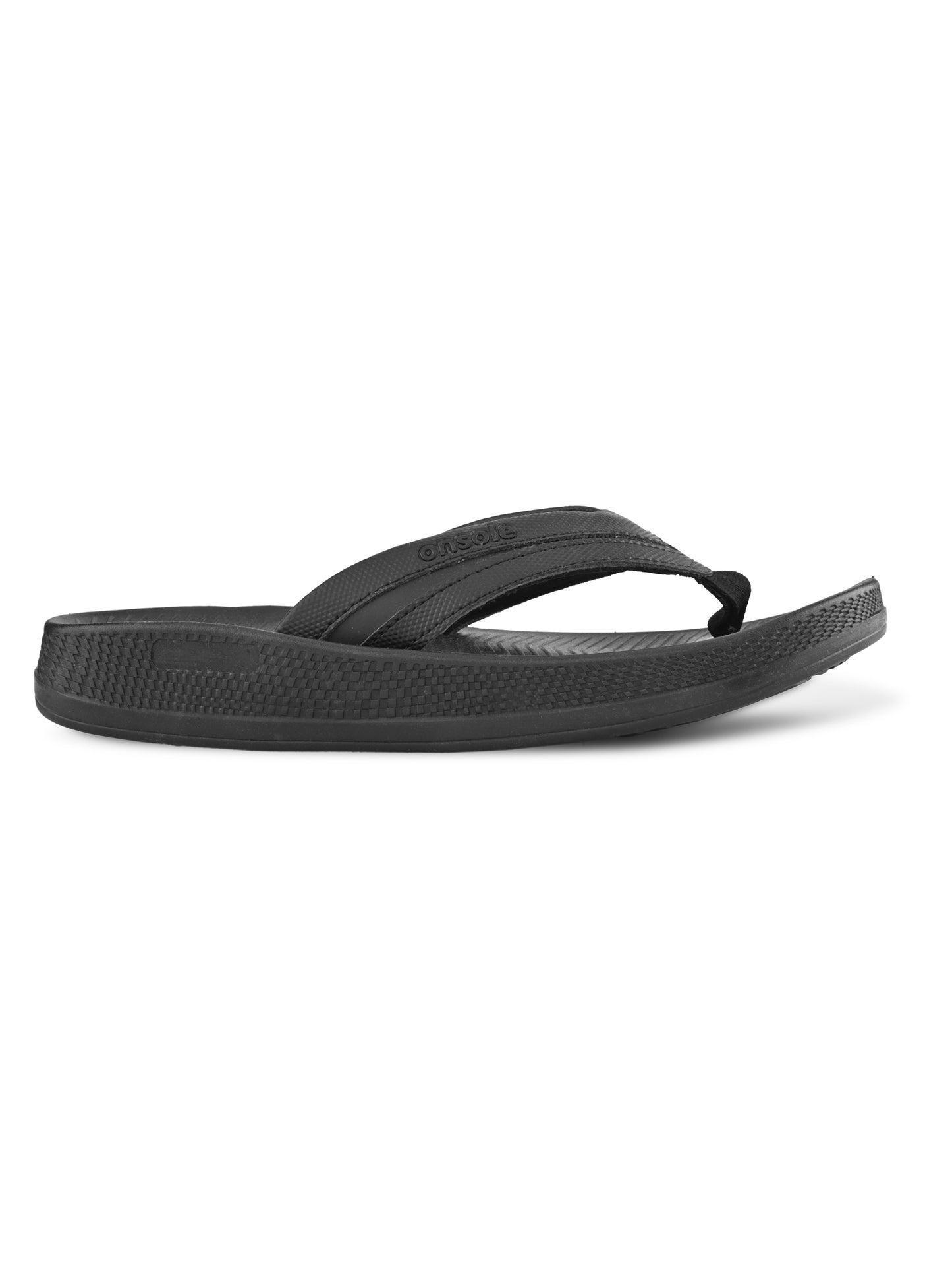 Onsole Roman Black Men's Casual Comfort Lightweight Slipper