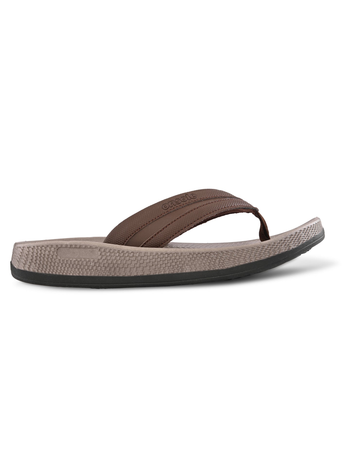 Onsole Roman Brown Men's Casual Comfort Lightweight Slipper