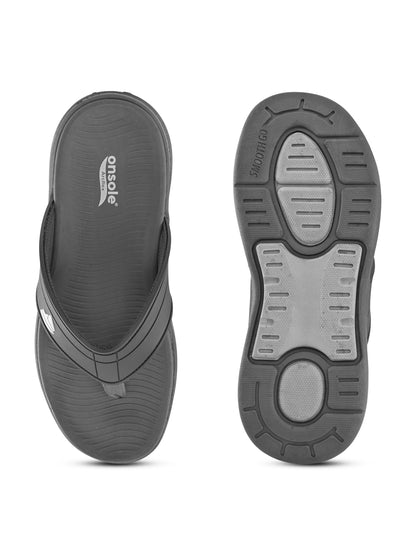 Onsole Eathen D.Grey Men's Casual Comfort Lightweight Slipper