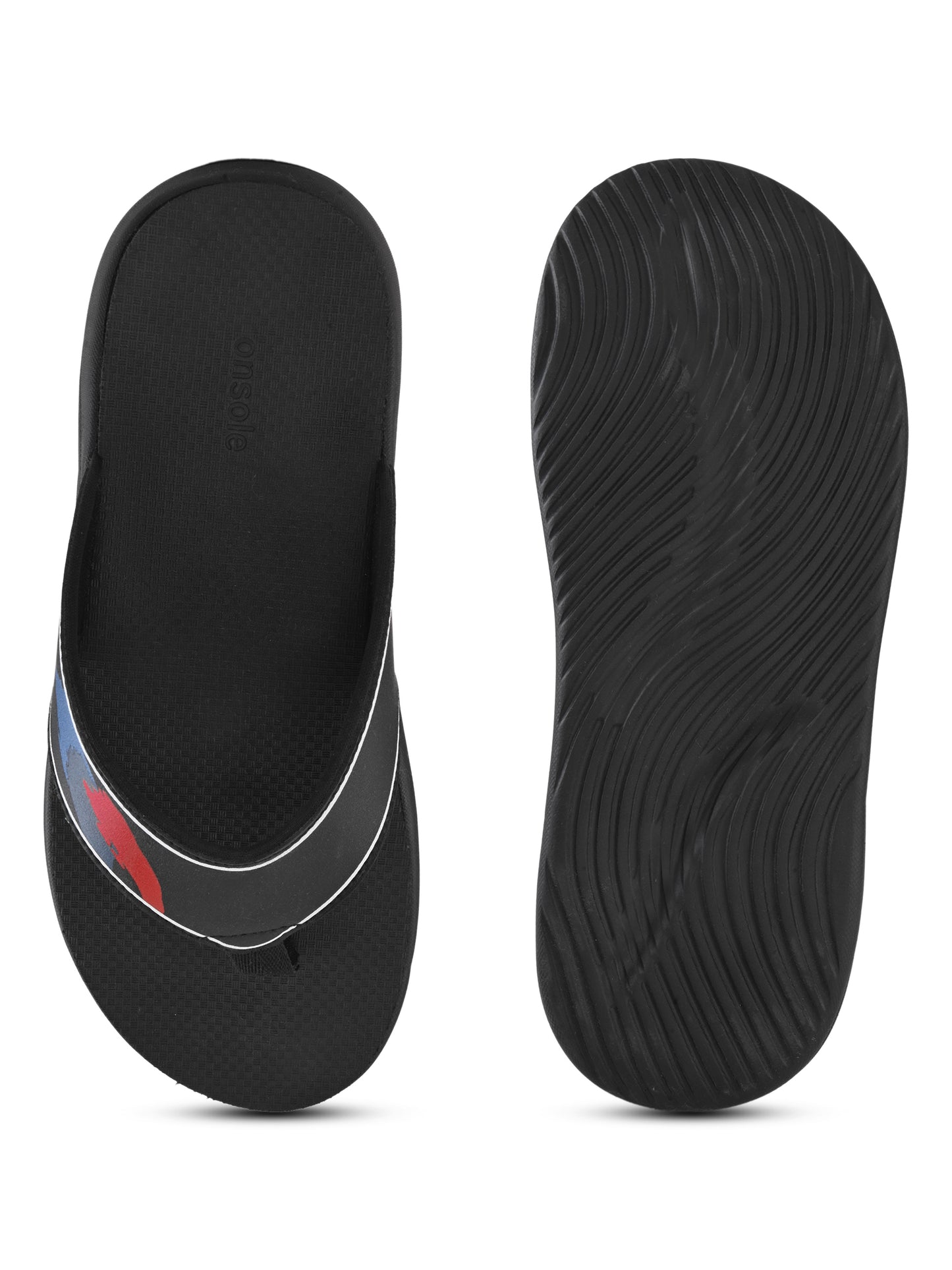 Onsole Murphy Black Men's Casual Comfort Lightweight Slipper