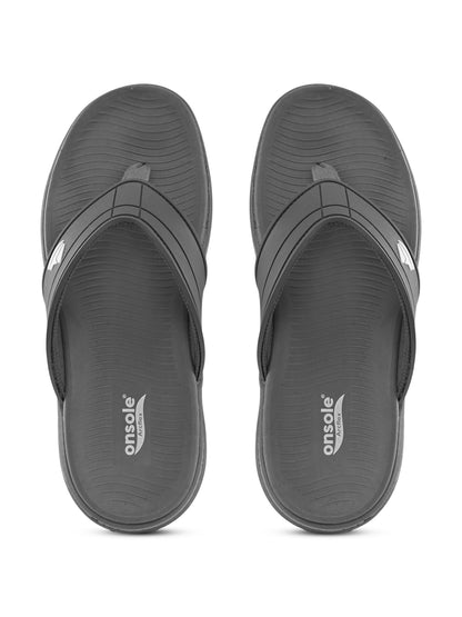 Onsole Eathen D.Grey Men's Casual Comfort Lightweight Slipper