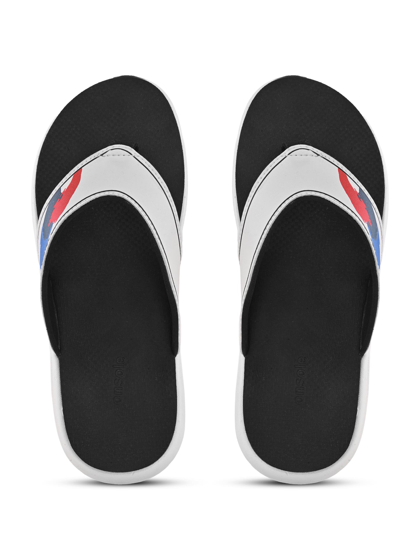 Onsole Murphy Blackwhite Men's Casual Comfort Lightweight Slipper