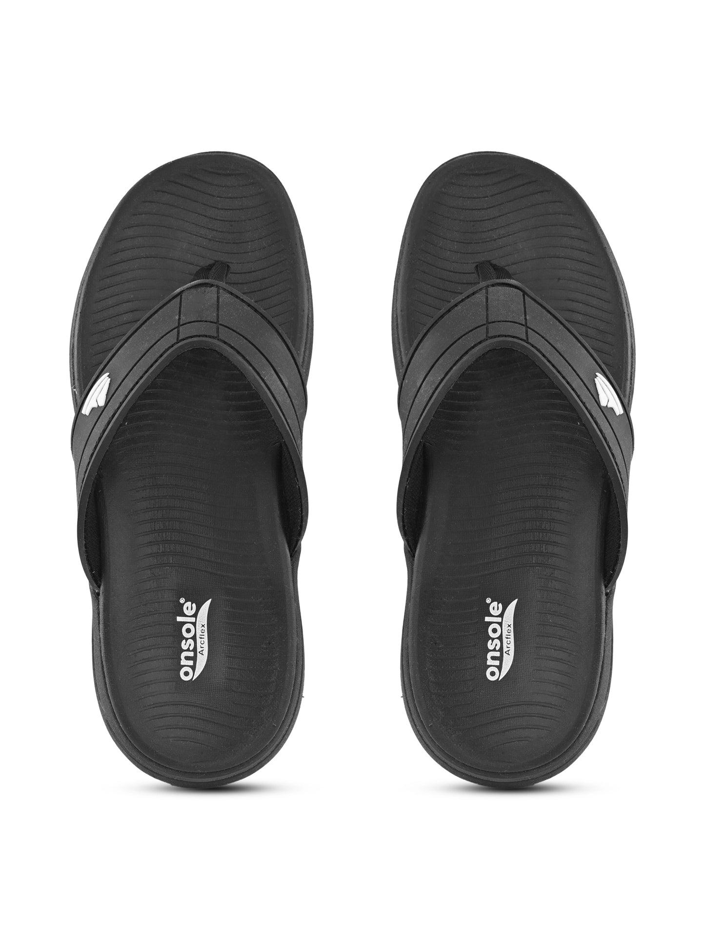 Onsole Eathen Black Men's Casual Comfort Lightweight Slipper
