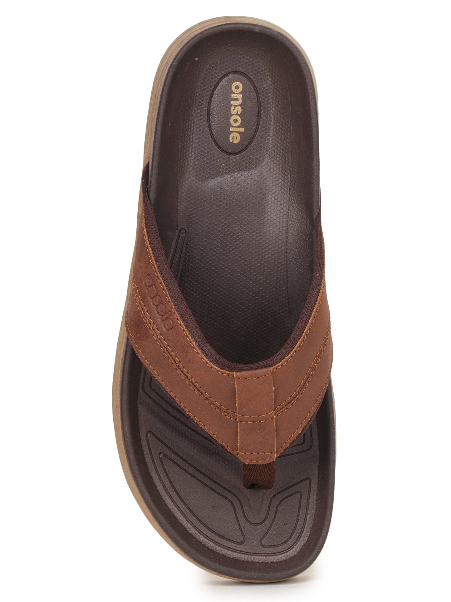 Onsole yankees Tan Men's Casual Comfort Lightweight Slipper
