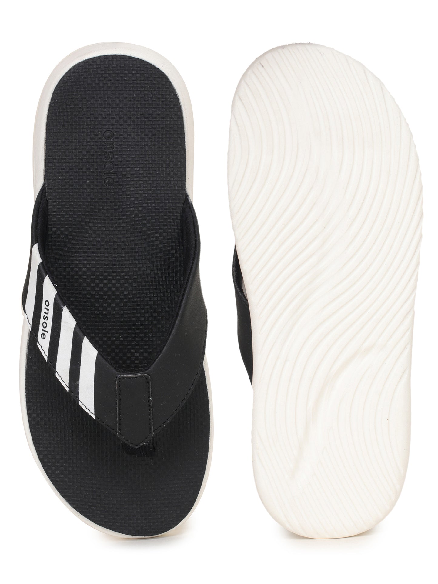 Onsole Richard Black Men's Casual Comfort Lightweight Slipper