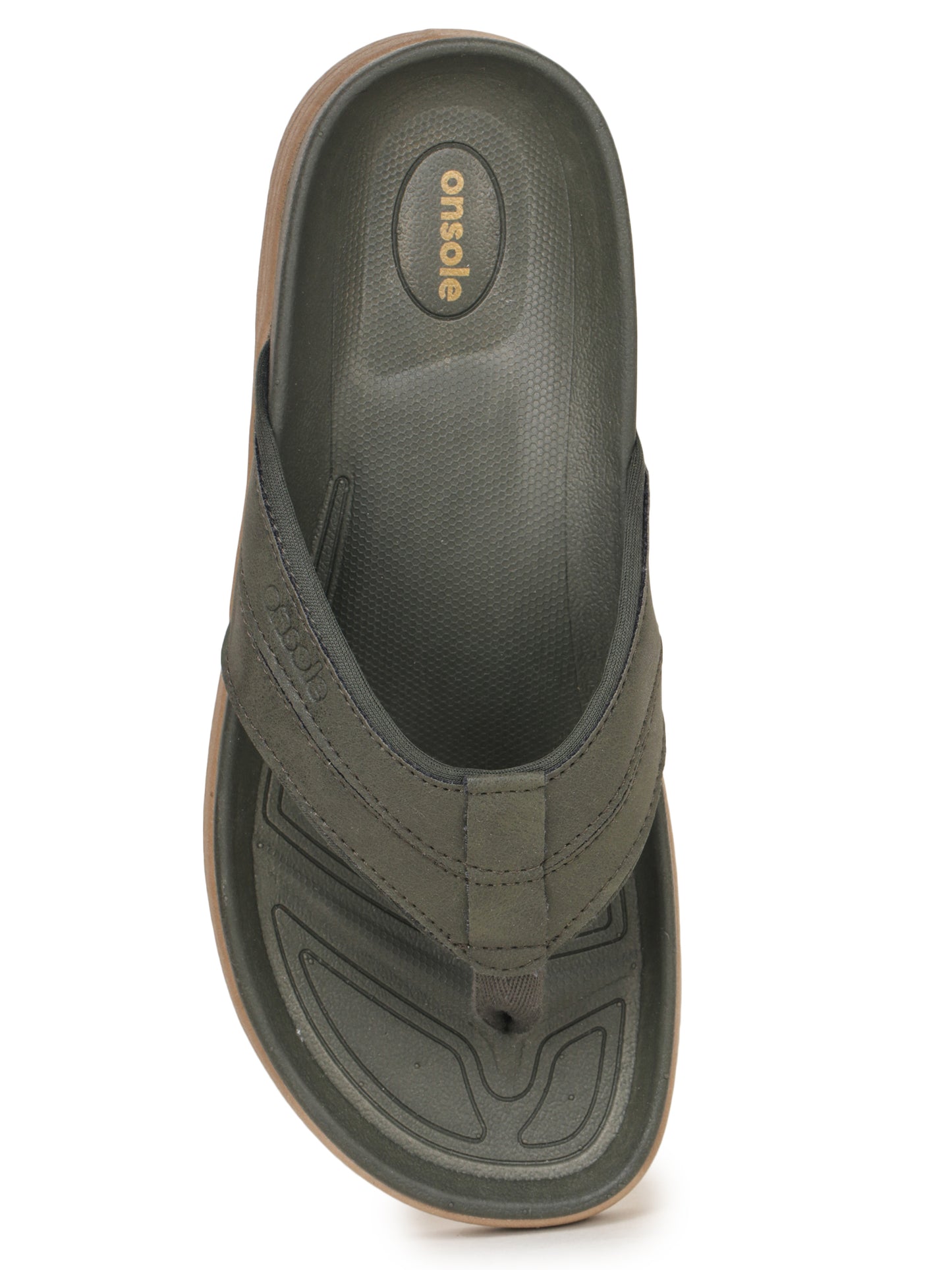Onsole Yankees Olive Men's Casual Comfort Lightweight Slipper