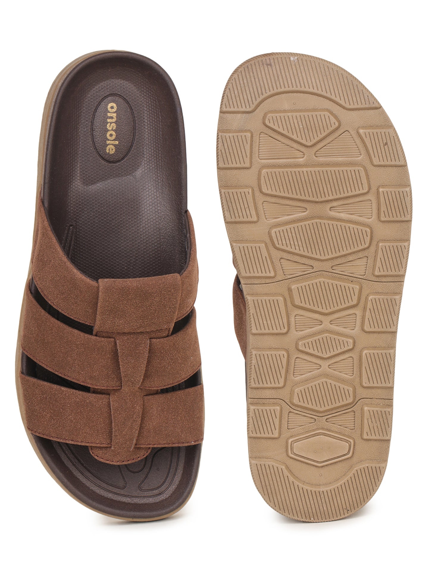 Onsole Mavrick Brown Men's Casual Comfort Lightweight Sandals