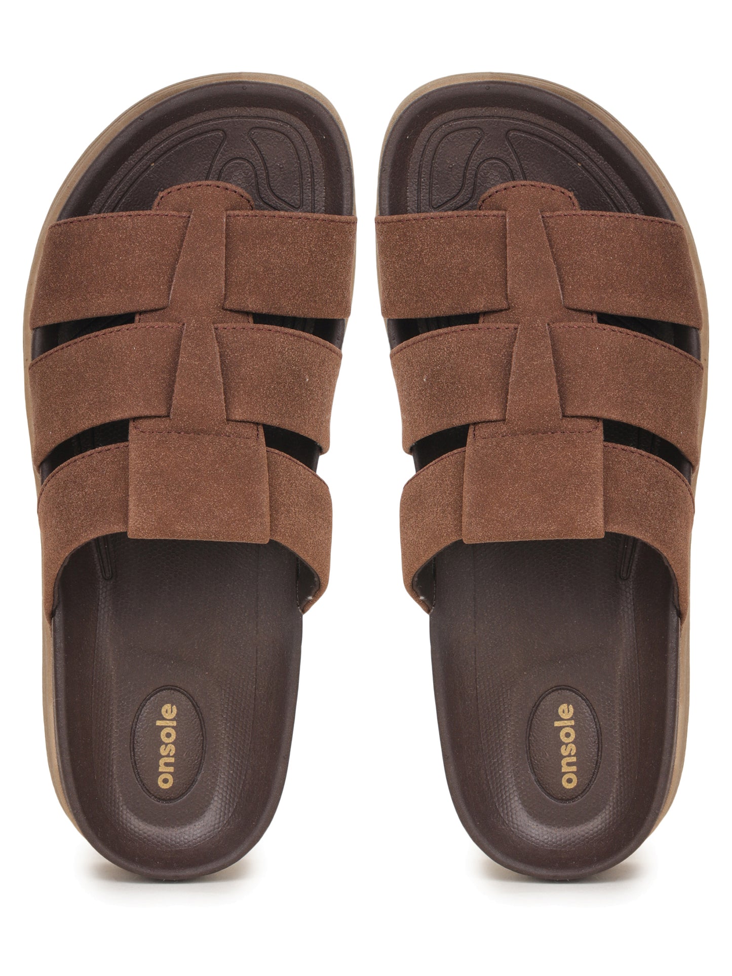 Onsole Mavrick Brown Men's Casual Comfort Lightweight Sandals