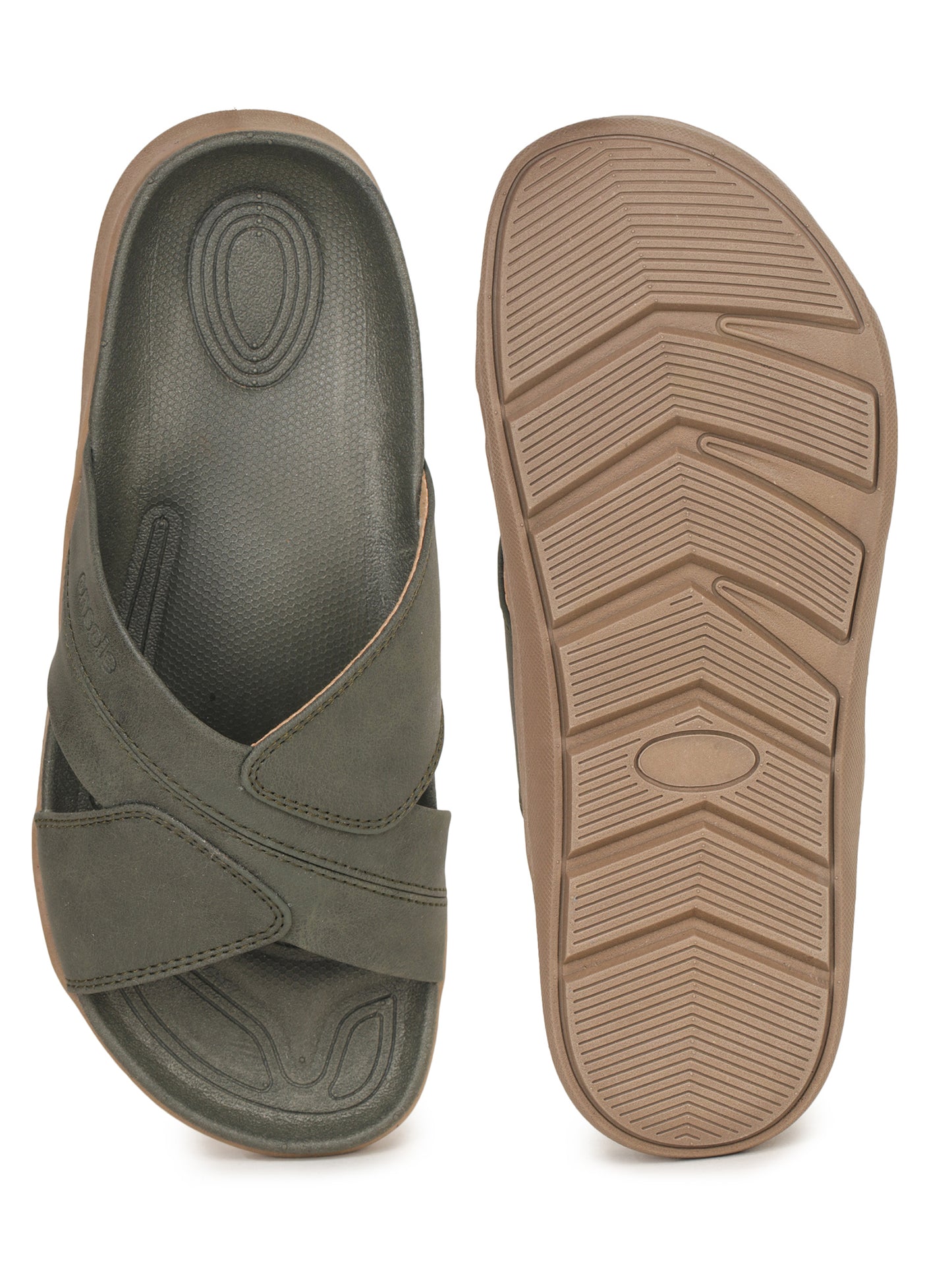 Onsole Lakers Olive Men's Casual Comfort Lightweight Sandals