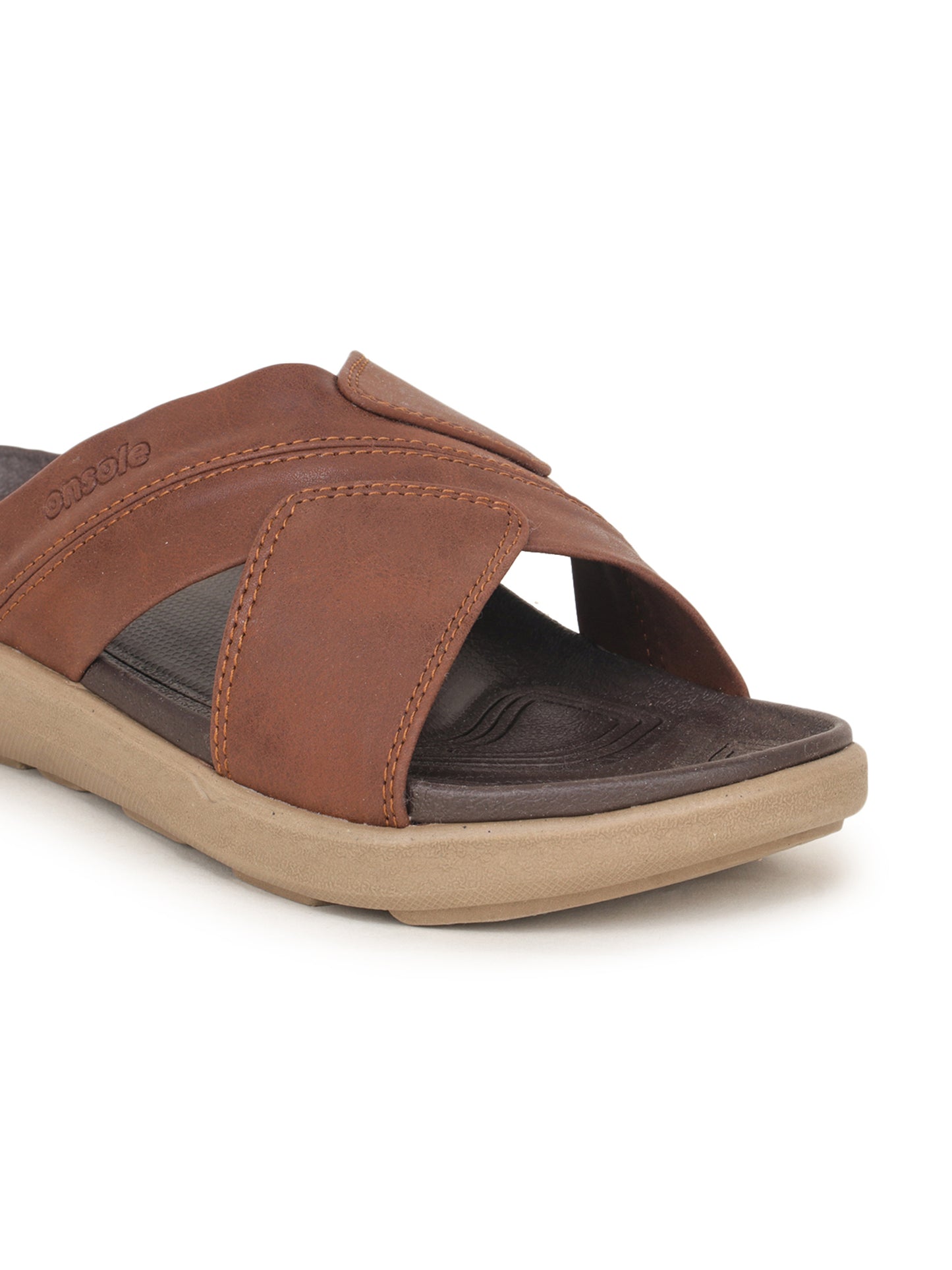 Onsole Lakers Brown Men's Casual Comfort Lightweight Sandals