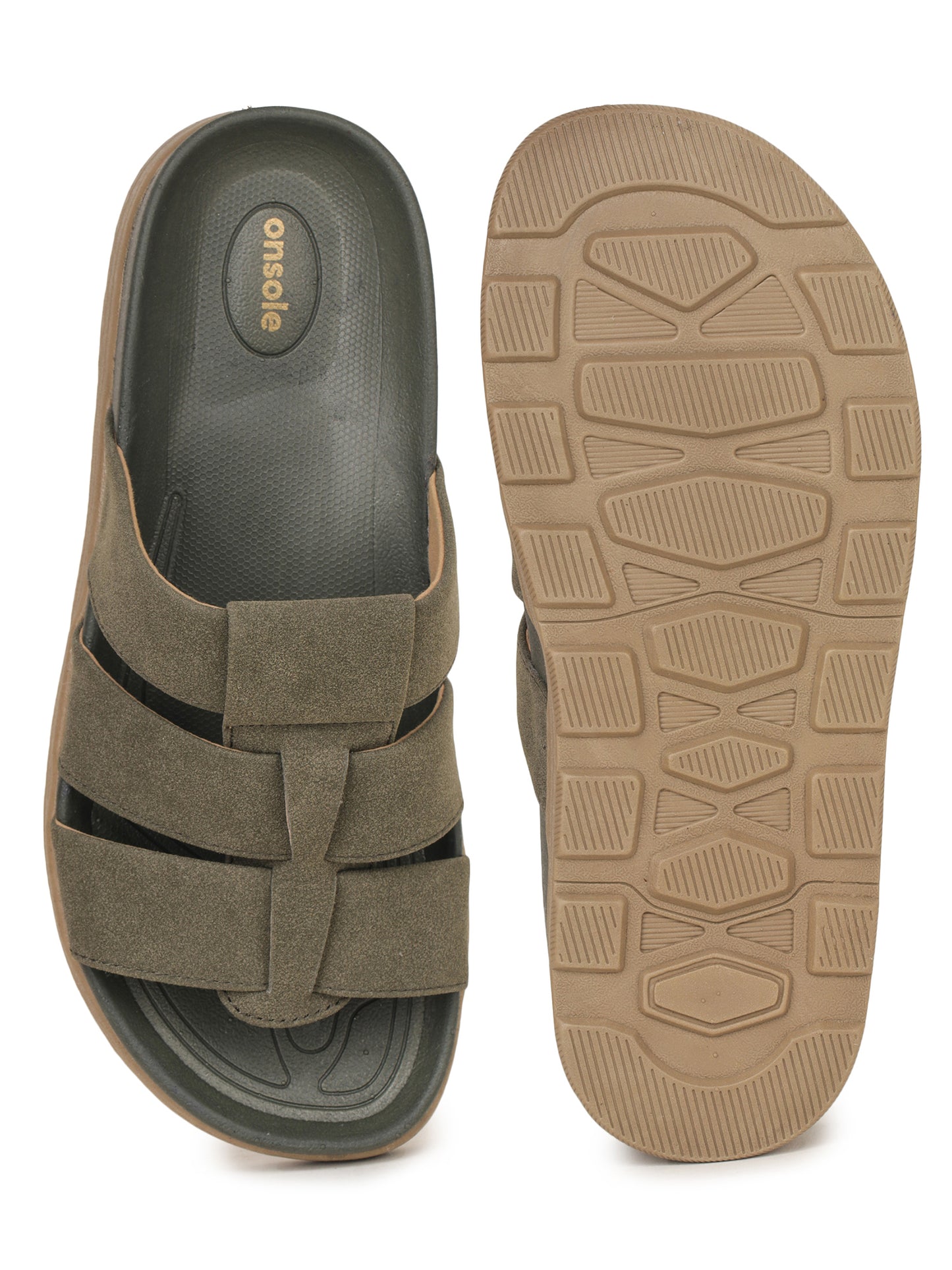 Onsole Maverick Olive Men's Casual Comfort Lightweight Sandals