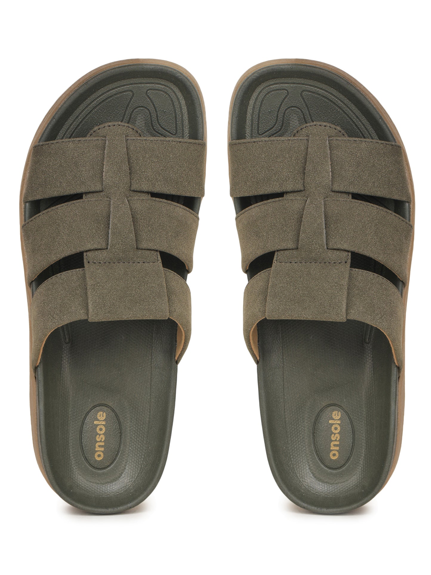 Onsole Maverick Olive Men's Casual Comfort Lightweight Sandals