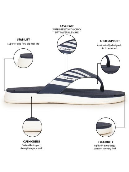 Onsole Richard Navy Men's Casual Comfort Lightweight Sandals