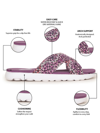Onsole Carren Purple Women's Casual Comfort Lightweight Sandals