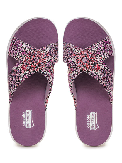 Onsole Carren Purple Women's Casual Comfort Lightweight Sandals