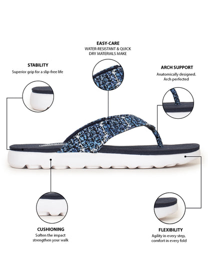 Onsole Vienna Navy Women's Casual Comfort Lightweight Slipper