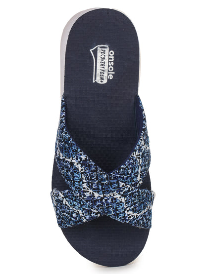 Onsole Carren Navy Women's Casual Comfort Lightweight Sandals