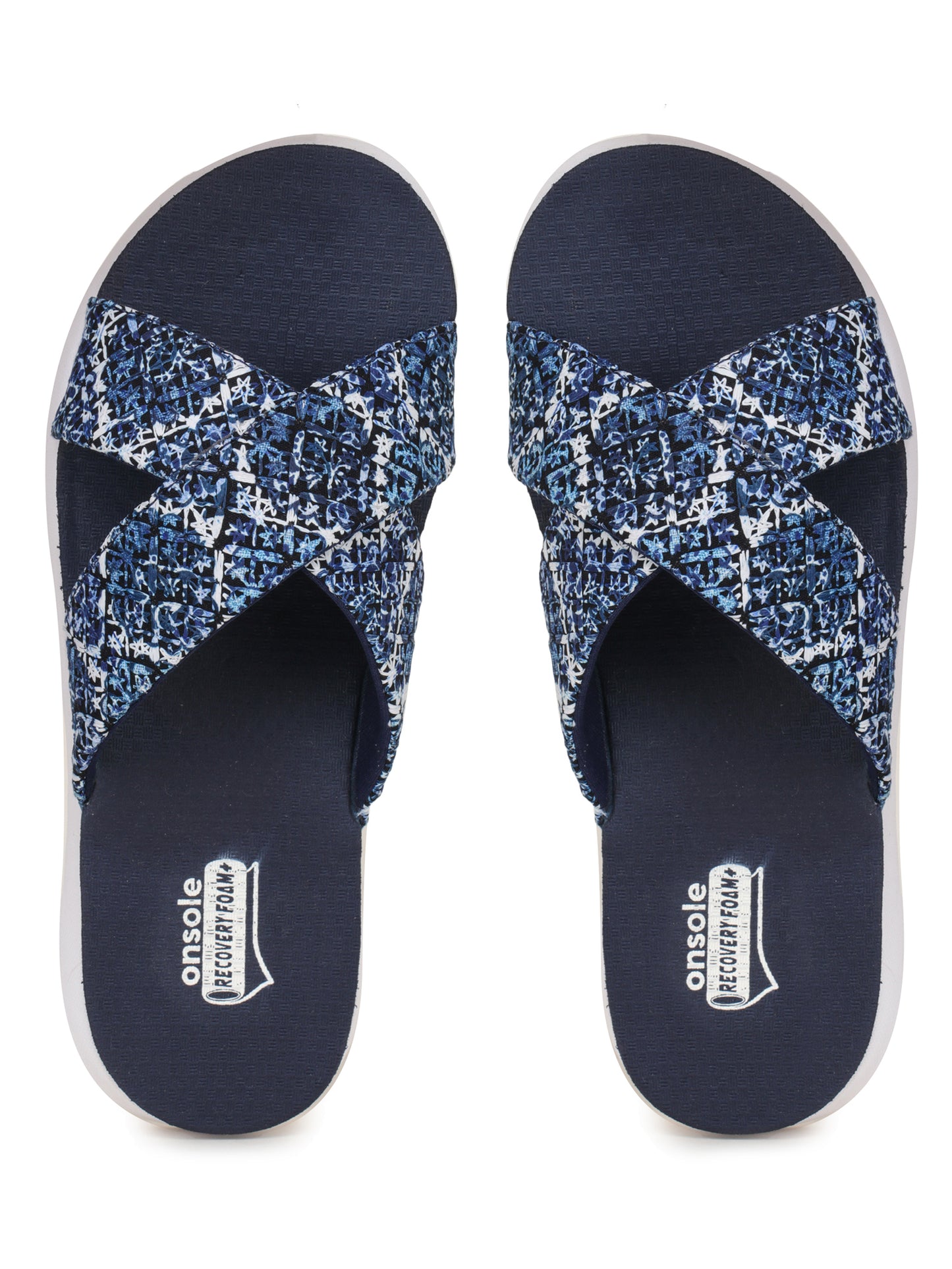 Onsole Carren Navy Women's Casual Comfort Lightweight Sandals