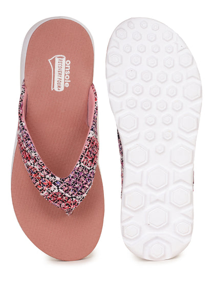 Onsole Vienna Old Rose Women's Casual Comfort Lightweight Slipper