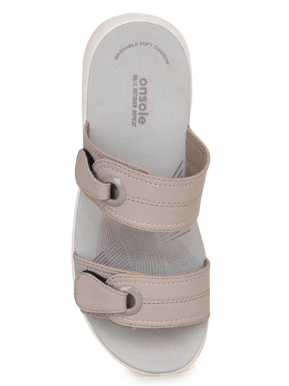 Onsole Meloni Beige Women's Casual Comfort Lightweight Sandals
