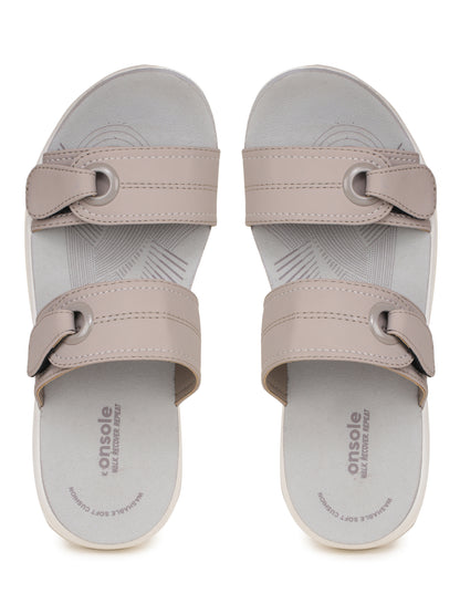 Onsole Meloni Beige Women's Casual Comfort Lightweight Sandals