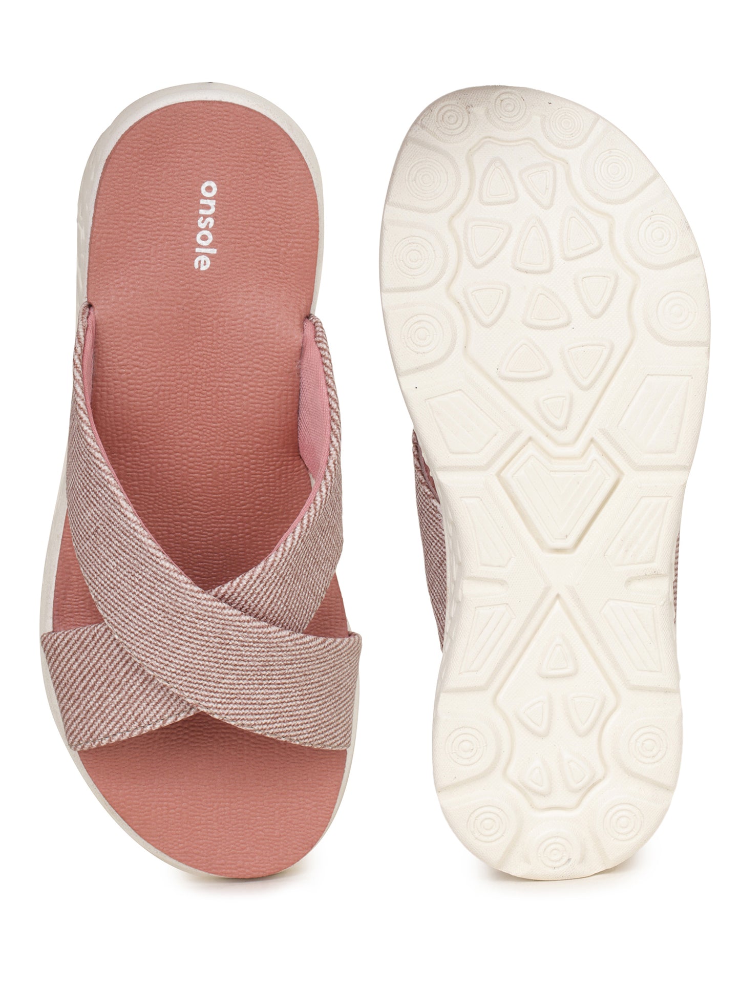 Onsole Katherine Old Rose Women's Casual Comfort Lightweight Sandals