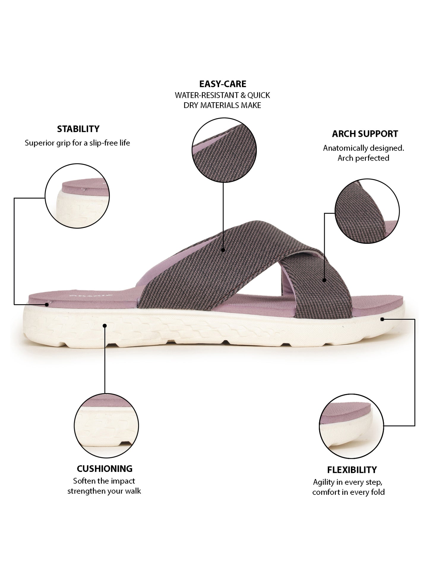 Onsole Katherine Berry Women's Casual Comfort Lightweight Sandals