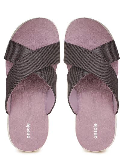 Onsole Katherine Berry Women's Casual Comfort Lightweight Sandals