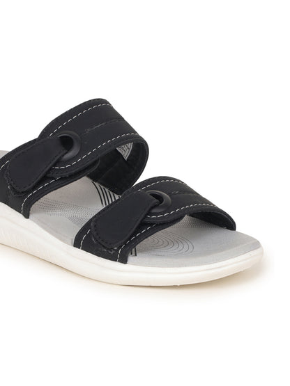 Onsole Meloni Black Women's Casual Comfort Lightweight Sandals