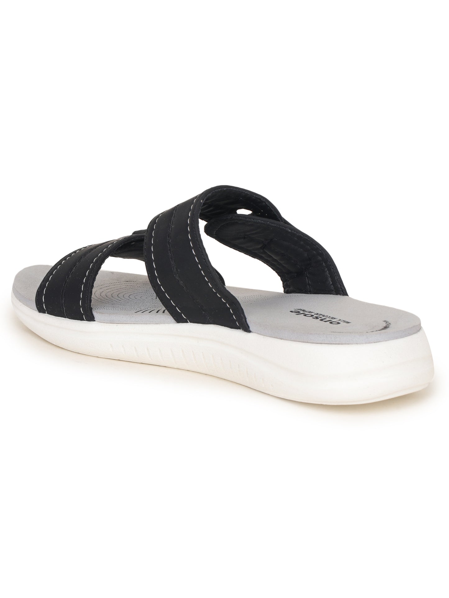 Onsole Meloni Black Women's Casual Comfort Lightweight Sandals