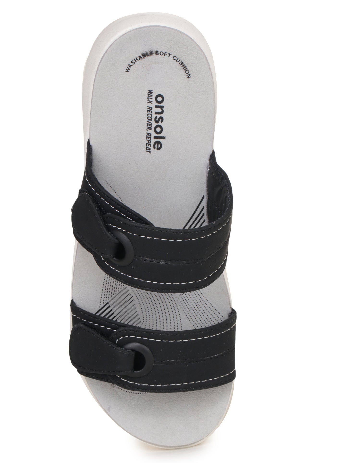 Onsole Meloni Black Women's Casual Comfort Lightweight Sandals