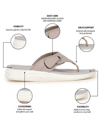 Onsole Georgia Beige Women's Casual Comfort Lightweight Slipper