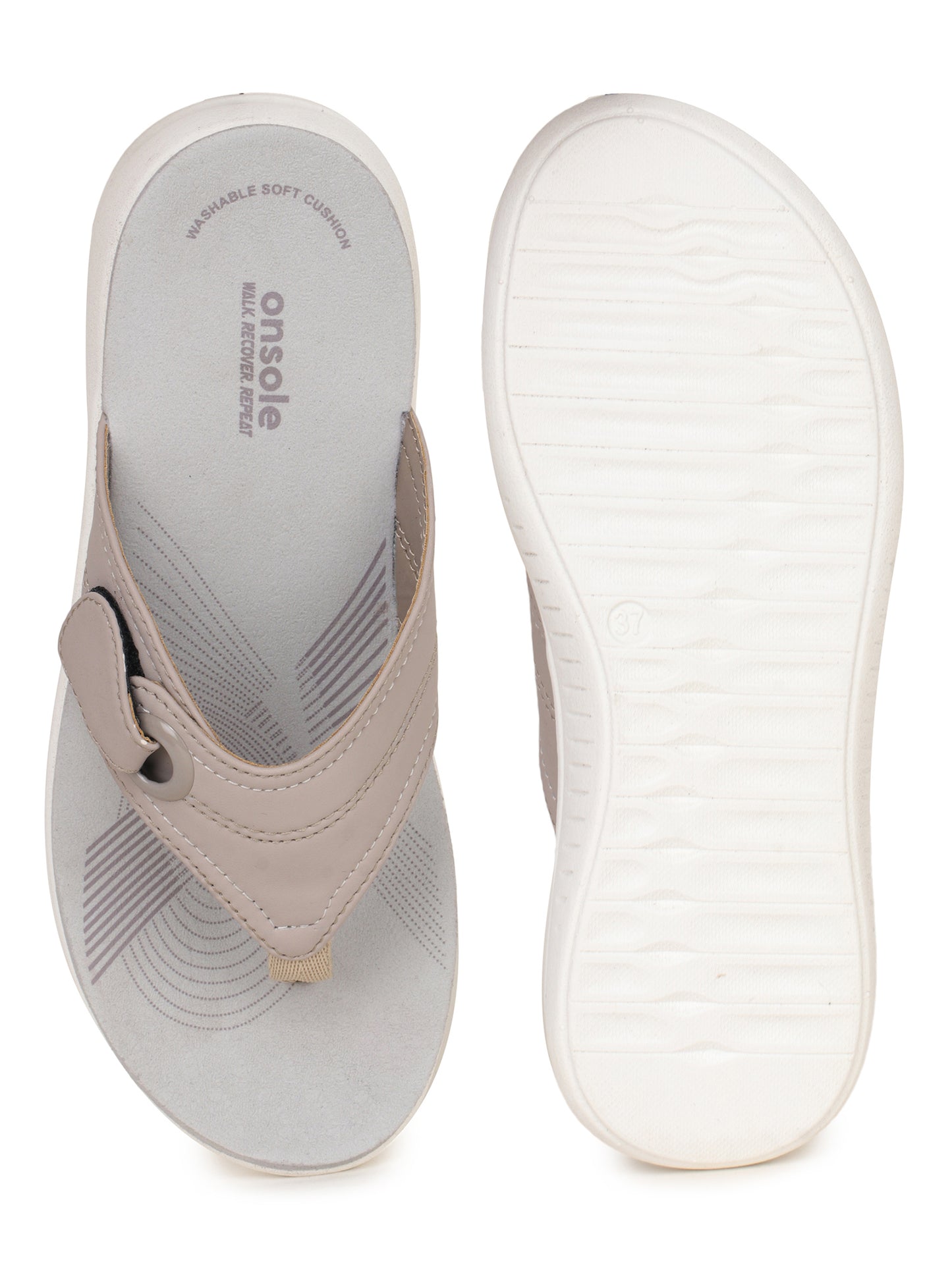 Onsole Georgia Beige Women's Casual Comfort Lightweight Slipper