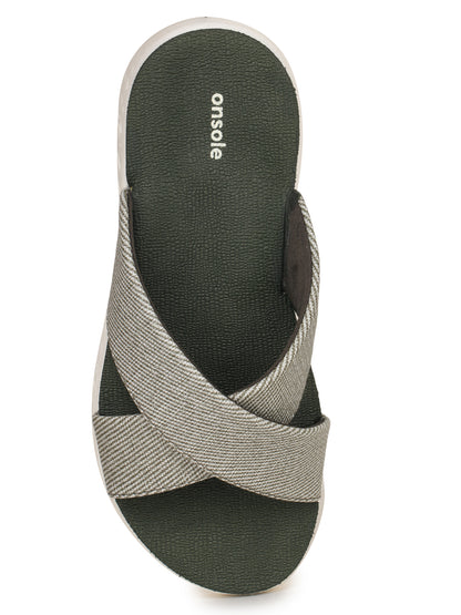 Onsole Katherine Olive Women's Casual Comfort Lightweight Sandals