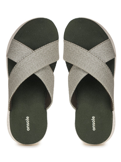 Onsole Katherine Olive Women's Casual Comfort Lightweight Sandals